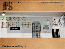 Tablet Screenshot of gerkensbikeshop.com